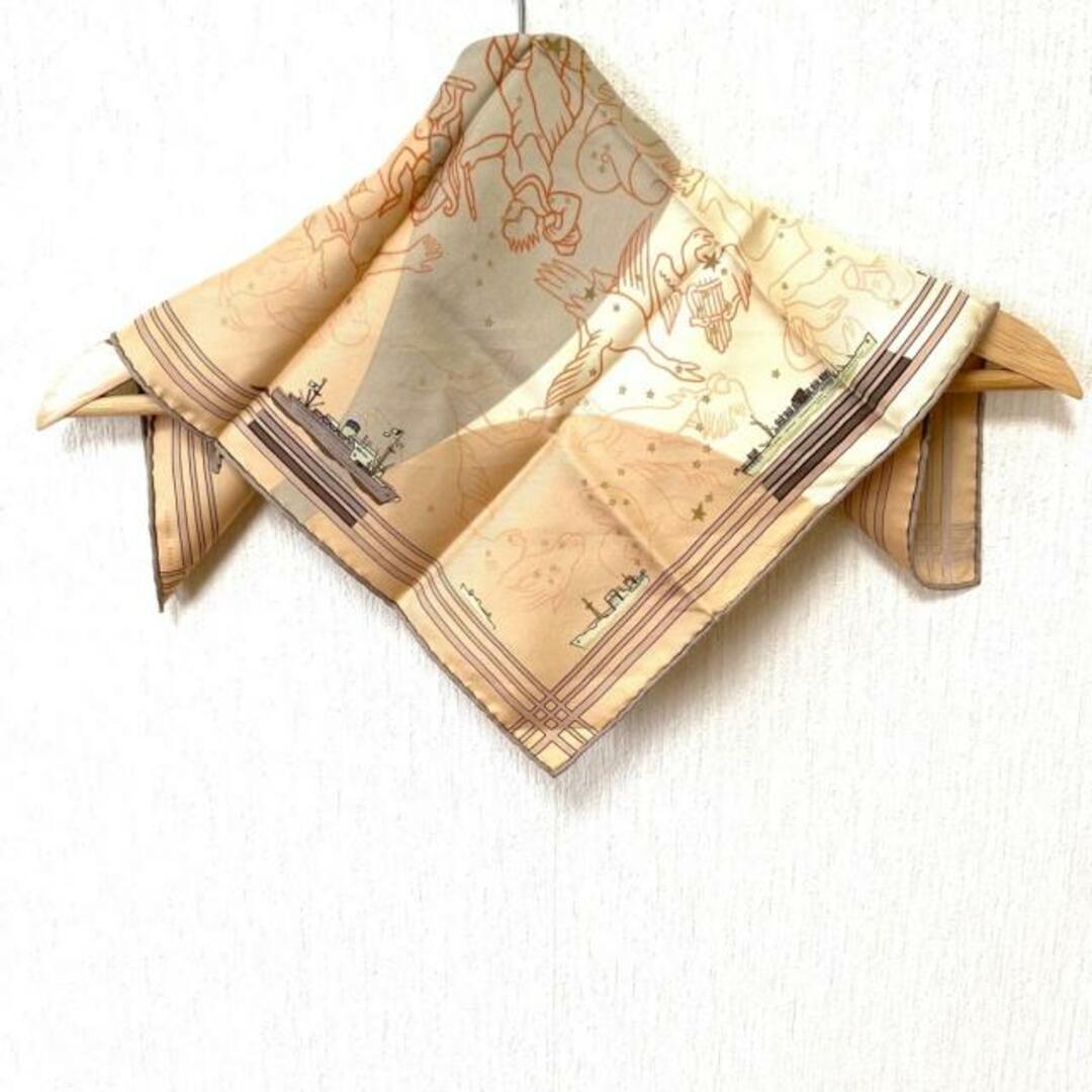 HERMES - HERMES(エルメス) スカーフ プチカレ ベージュ HERMES - HERMES(エルメス) スカーフ プチカレ ベージュ