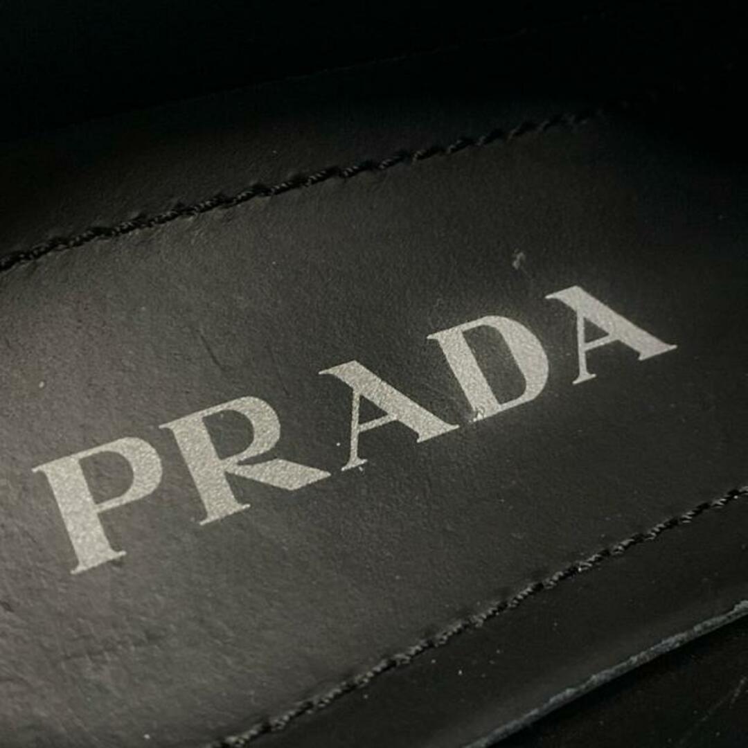 PRADA - PRADA(プラダ) ローファー 38 レディース - 黒 厚底 PRADA - PRADA(プラダ) ローファー 38 レディース - 黒 厚底