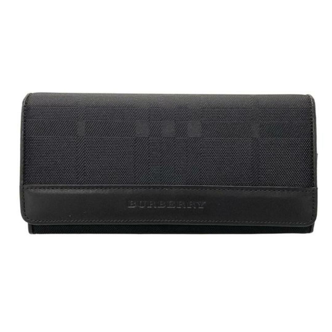 BURBERRY - Burberry(バーバリー) 長財布美品 - 黒 チェック柄 BURBERRY - Burberry(バーバリー) 長財布美品 - 黒 チェック柄
