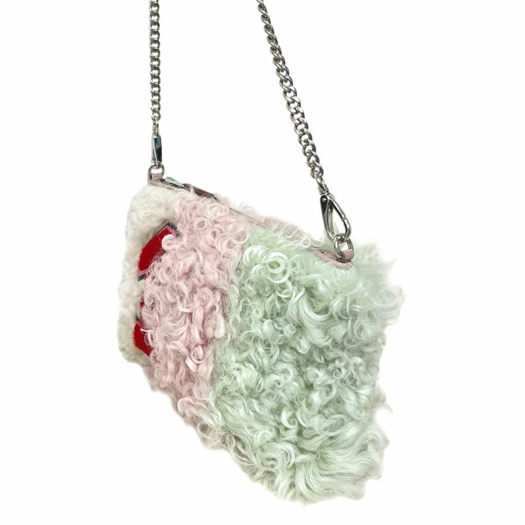MIU MIU - 極美品 ミュウミュウ バッグ シープファー カーリー MIU MIU - 極美品 ミュウミュウ バッグ シープファー カーリー