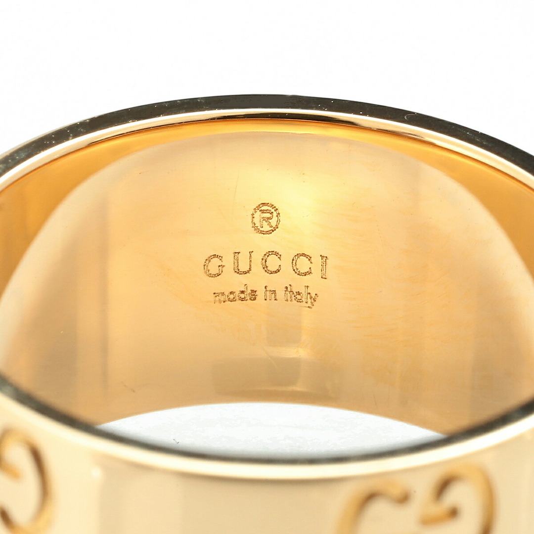 GUCCI - グッチ アイコン ワイドリング 指輪 K18 10号 GUCCI GUCCI - グッチ アイコン ワイドリング 指輪 K18 10号 GUCCI