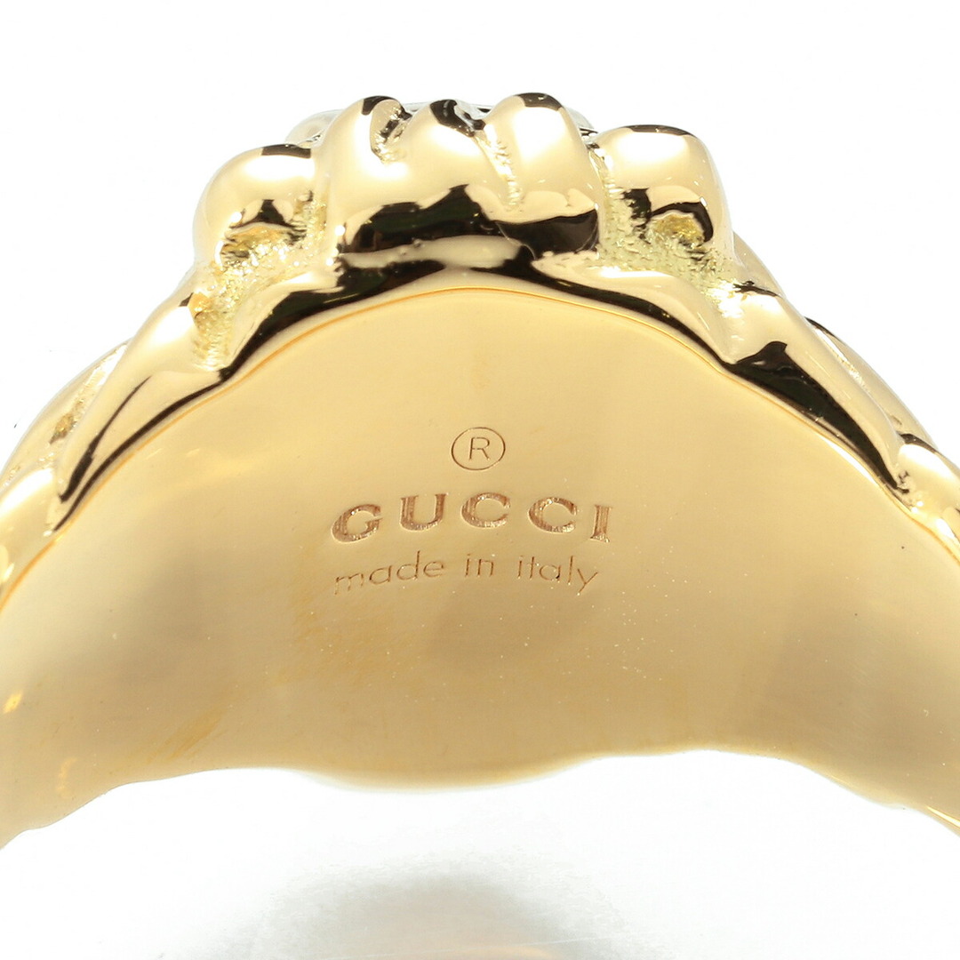 GUCCI - グッチ ライオンヘッド リング 指輪 クロムダイオプ GUCCI - グッチ ライオンヘッド リング 指輪 クロムダイオプ