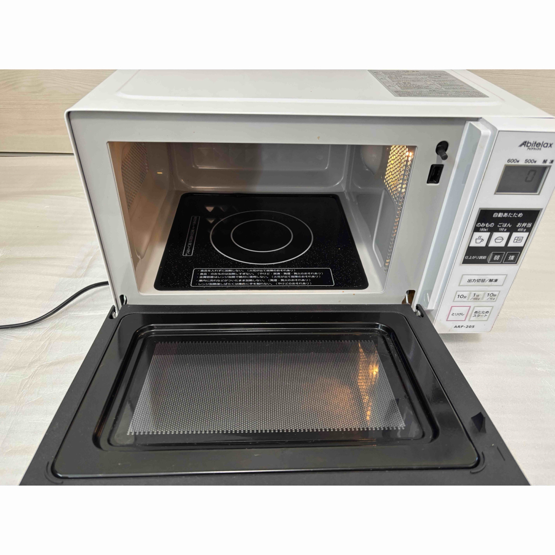 美品 吉井電気 ARF-205(W) 電子レンジ庫内平面/フラット送料 美品 吉井電気 ARF-205(W) 電子レンジ庫内平面/フラット送料
