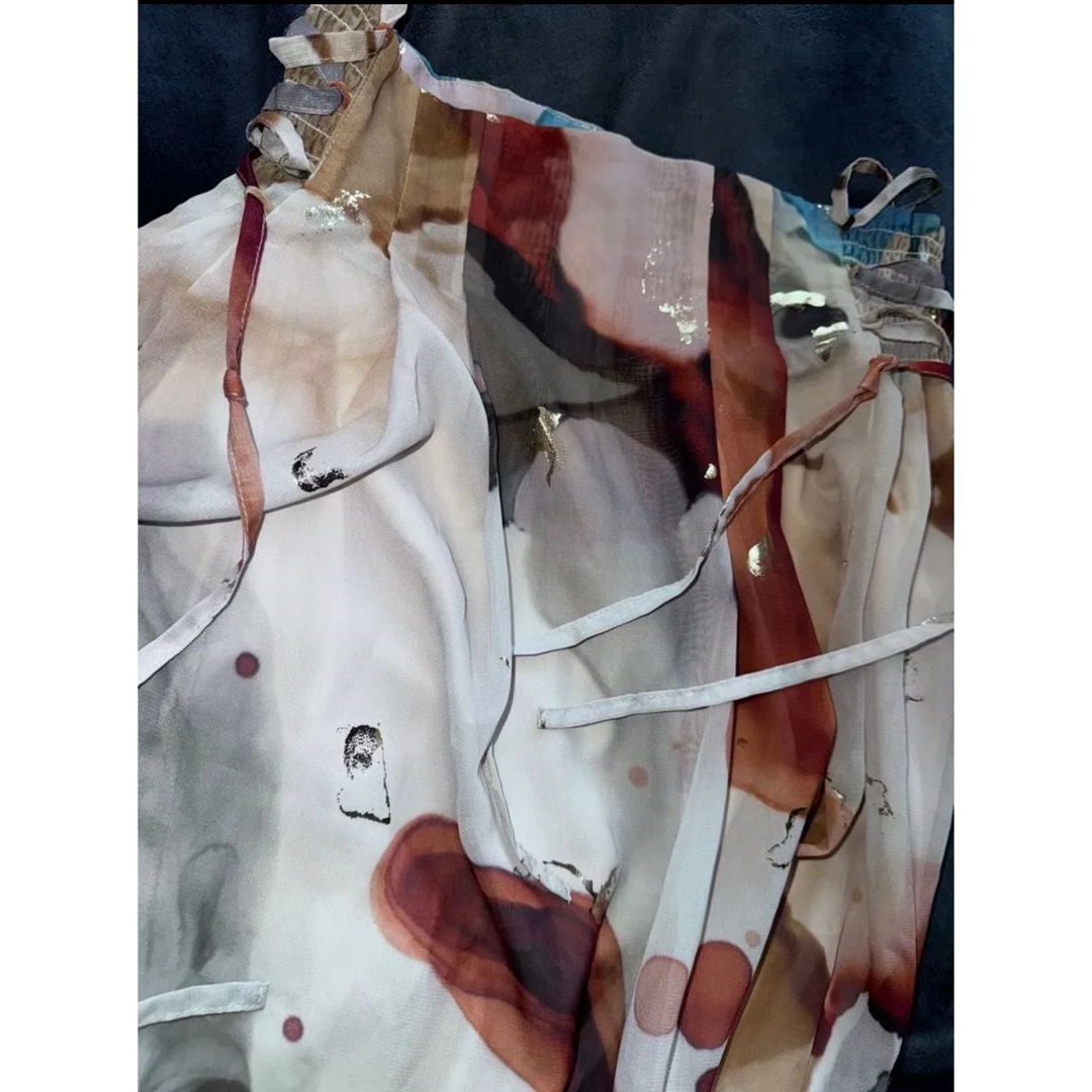 Ameri VINTAGE - AMERI UNDRESSED AMELIA INK ART SKIRTの通販 Ameri VINTAGE - AMERI UNDRESSED AMELIA INK ART SKIRTの通販