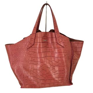 FURLA - FURLA(フルラ) クロコ型押し レザー トートバッグ FURLA - FURLA(フルラ) クロコ型押し レザー トートバッグ