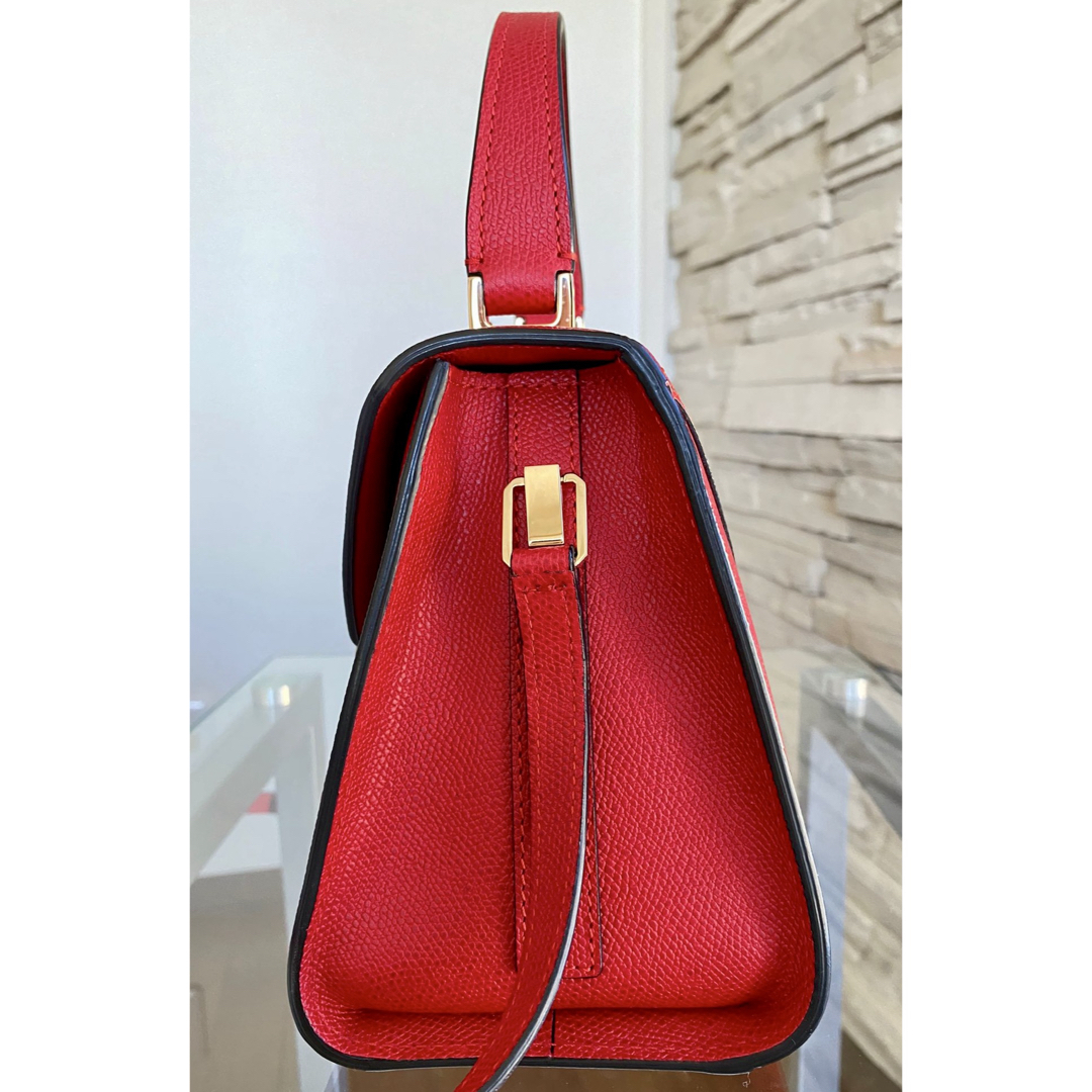 Valextra - 美品 VALEXTRA ミニ イジィデ レッド 赤 ショルダー Valextra - 美品 VALEXTRA ミニ イジィデ レッド 赤 ショルダー