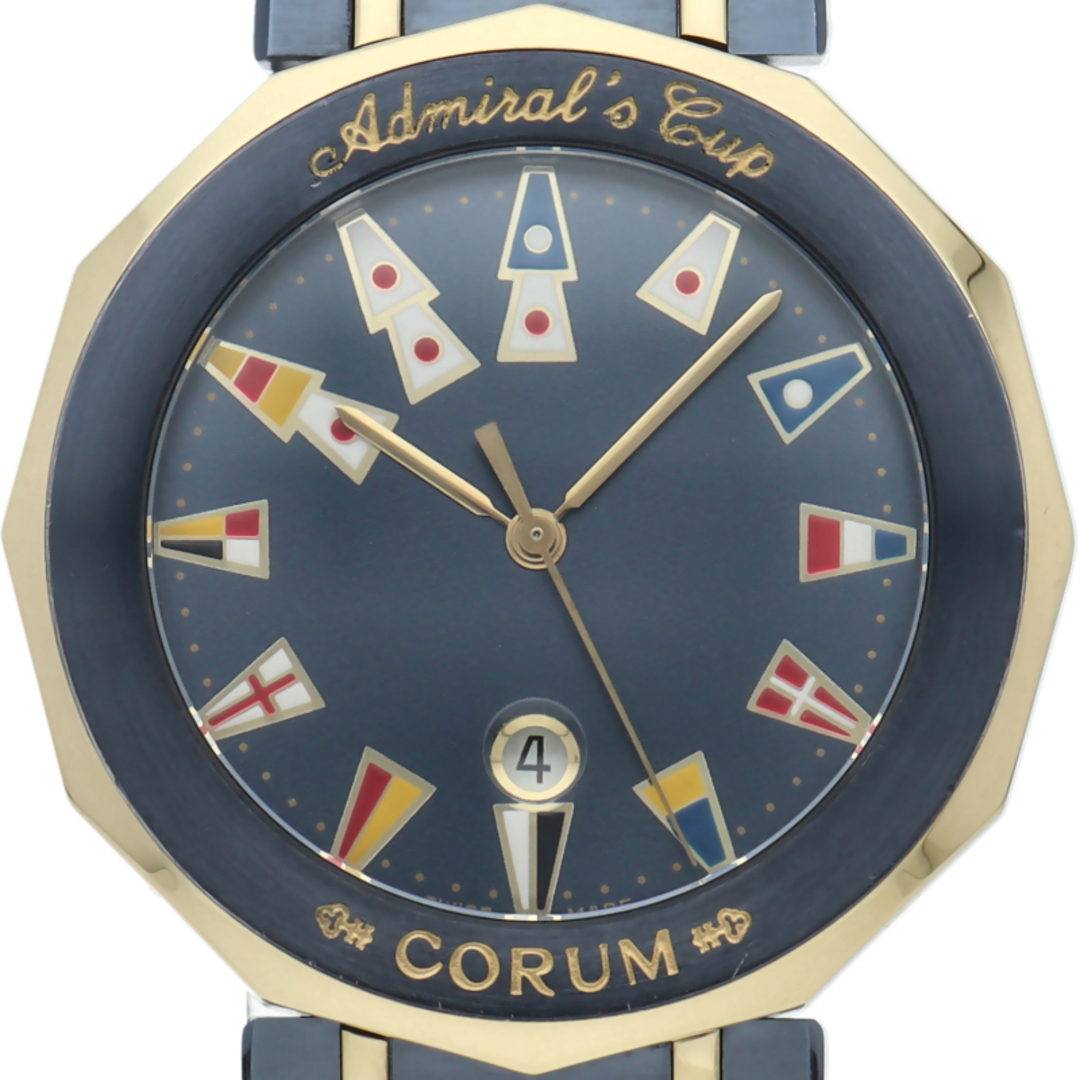 CORUM - コルム アドミラルズカップ ガンブルー メンズ時計 CORUM - コルム アドミラルズカップ ガンブルー メンズ時計
