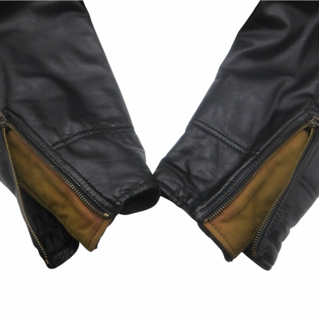 GIORGIO ARMANI - GIORGIO ARMANI 90s LEATHER FLIGHT JACKET GIORGIO ARMANI - GIORGIO ARMANI 90s LEATHER FLIGHT JACKET