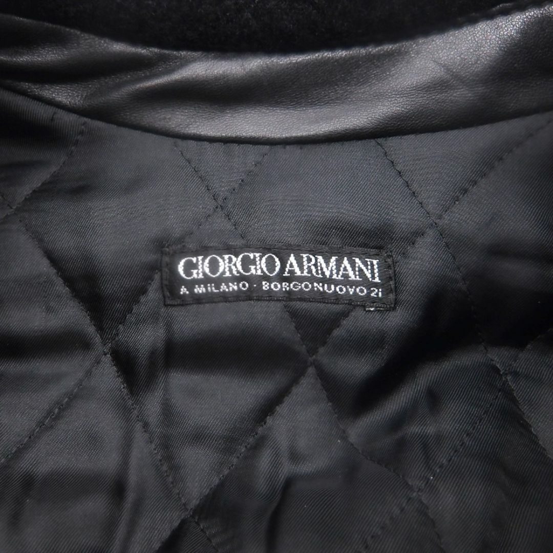 GIORGIO ARMANI - GIORGIO ARMANI 90s LEATHER FLIGHT JACKET GIORGIO ARMANI - GIORGIO ARMANI 90s LEATHER FLIGHT JACKET