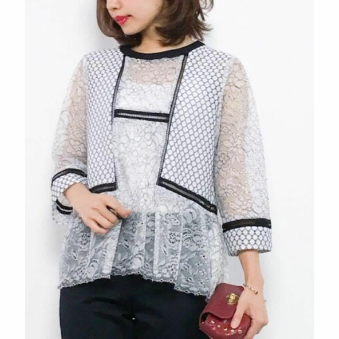 UNITED TOKYO - 【美品】 UNITED TOKYO カラーブロックレース UNITED TOKYO - 【美品】 UNITED TOKYO カラーブロックレース