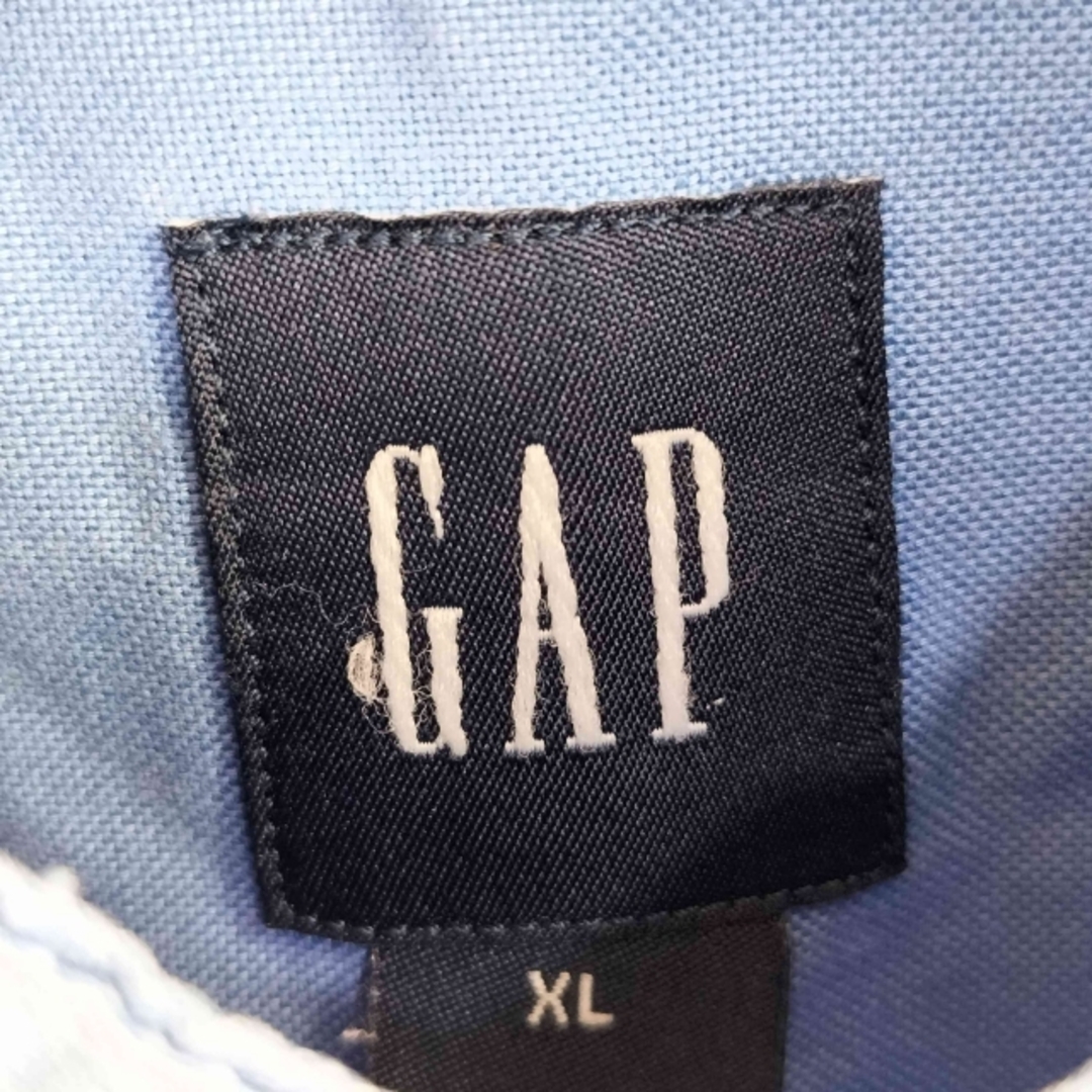GAP - Gap(ギャップ) ノーカラー ハーフボタンシャツ メンズ GAP - Gap(ギャップ) ノーカラー ハーフボタンシャツ メンズ