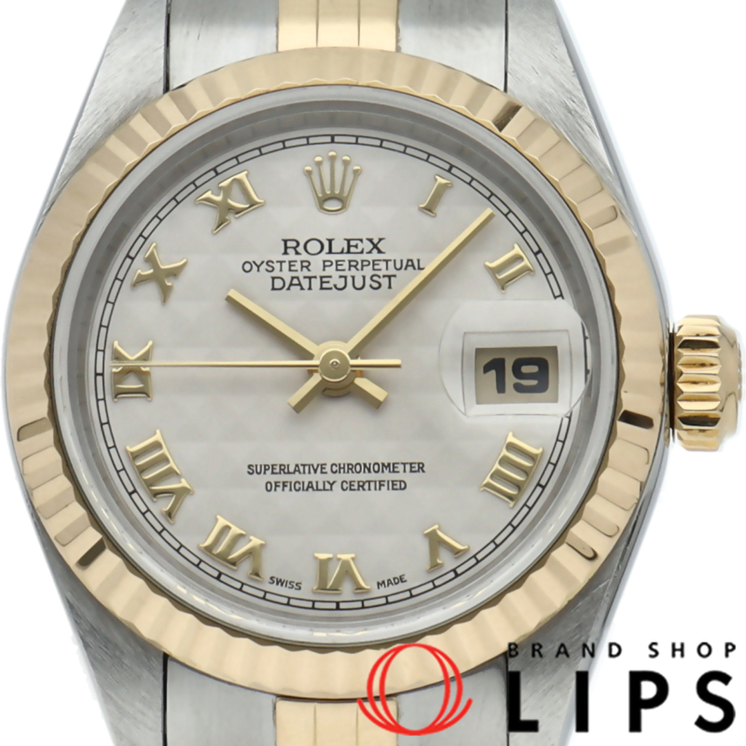 ROLEX - ロレックス デイトジャスト レディース時計 ピラミッド ROLEX - ロレックス デイトジャスト レディース時計 ピラミッド