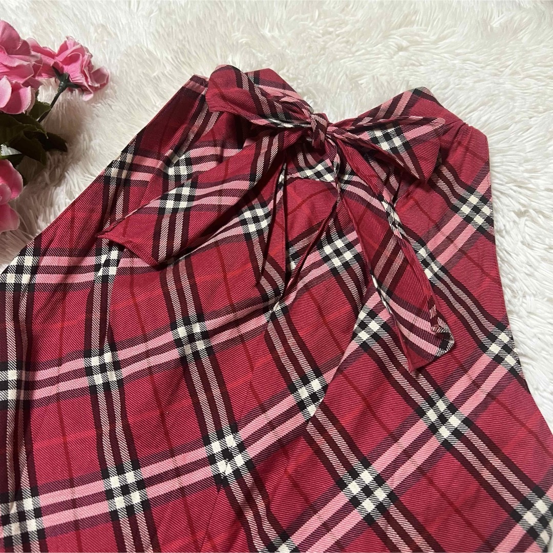 BURBERRY BLUE LABEL - バーバリーブルーレーベル ノースリーブ BURBERRY BLUE LABEL - バーバリーブルーレーベル ノースリーブ