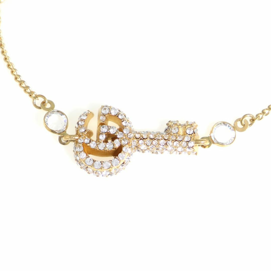 GUCCI - 【美品】グッチ【GUCCI】クリスタル付き ダブルG キー GUCCI - 【美品】グッチ【GUCCI】クリスタル付き ダブルG キー