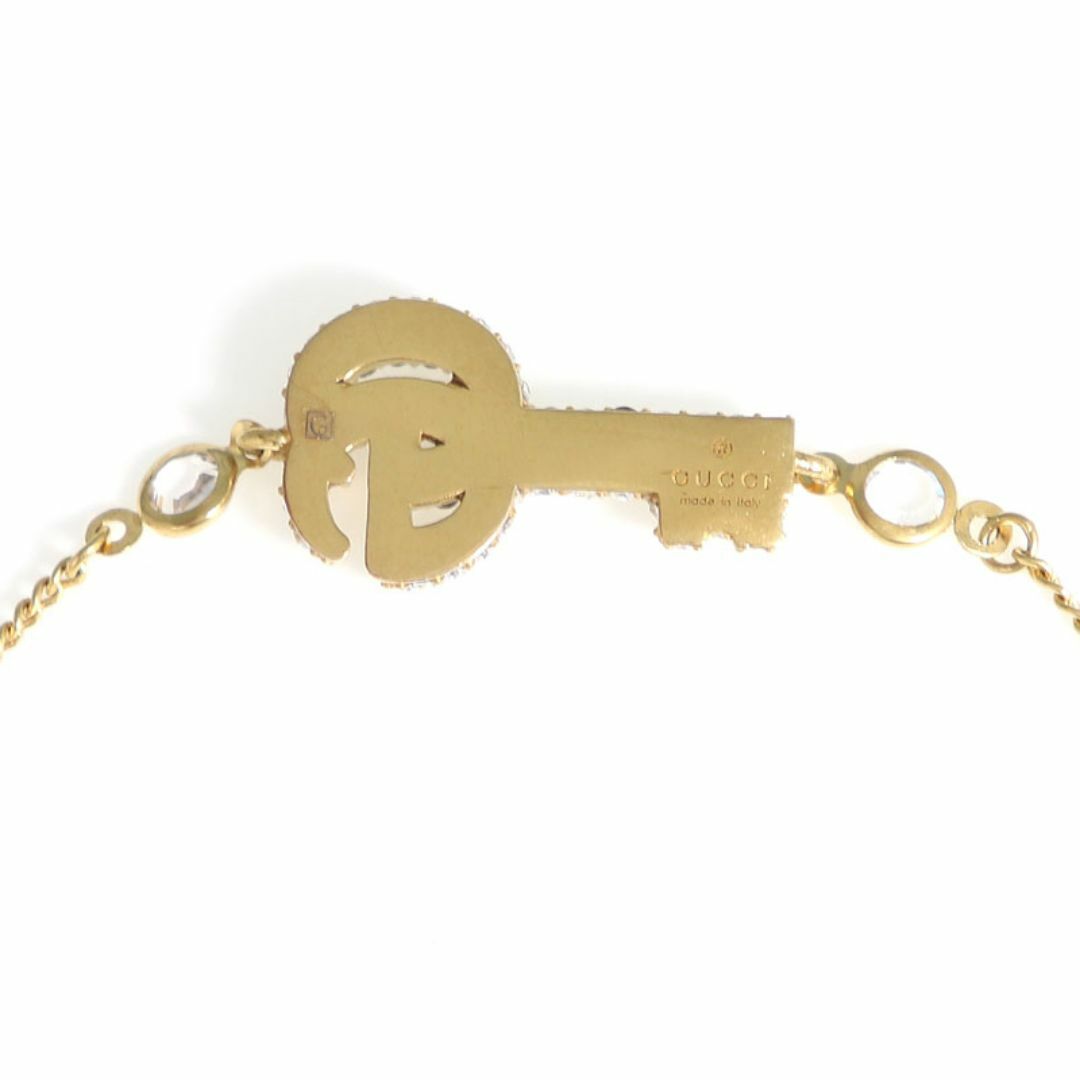 GUCCI - 【美品】グッチ【GUCCI】クリスタル付き ダブルG キー GUCCI - 【美品】グッチ【GUCCI】クリスタル付き ダブルG キー