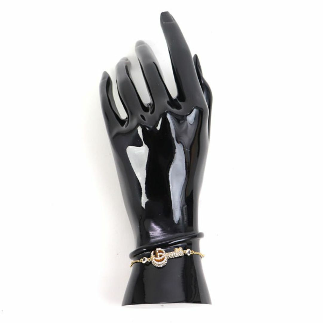 GUCCI - 【美品】グッチ【GUCCI】クリスタル付き ダブルG キー GUCCI - 【美品】グッチ【GUCCI】クリスタル付き ダブルG キー