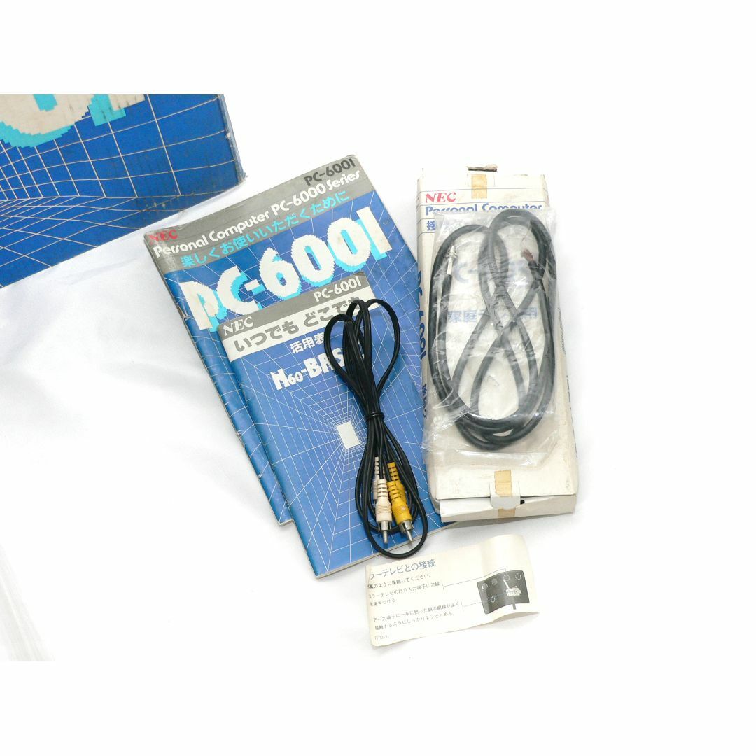 NEC - NEC PC-6001 パソコン 説明書 ケーブル フル NEC - NEC PC-6001 パソコン 説明書 ケーブル フル