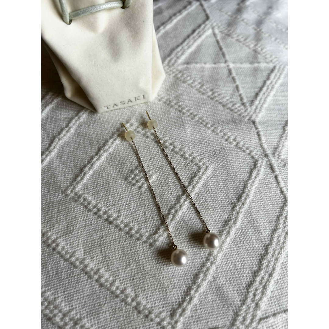 TASAKI - TASAKI ロングピアス 7,8 mmの通販 by Anna|タサキ TASAKI - TASAKI ロングピアス 7,8 mmの通販 by Anna|タサキ