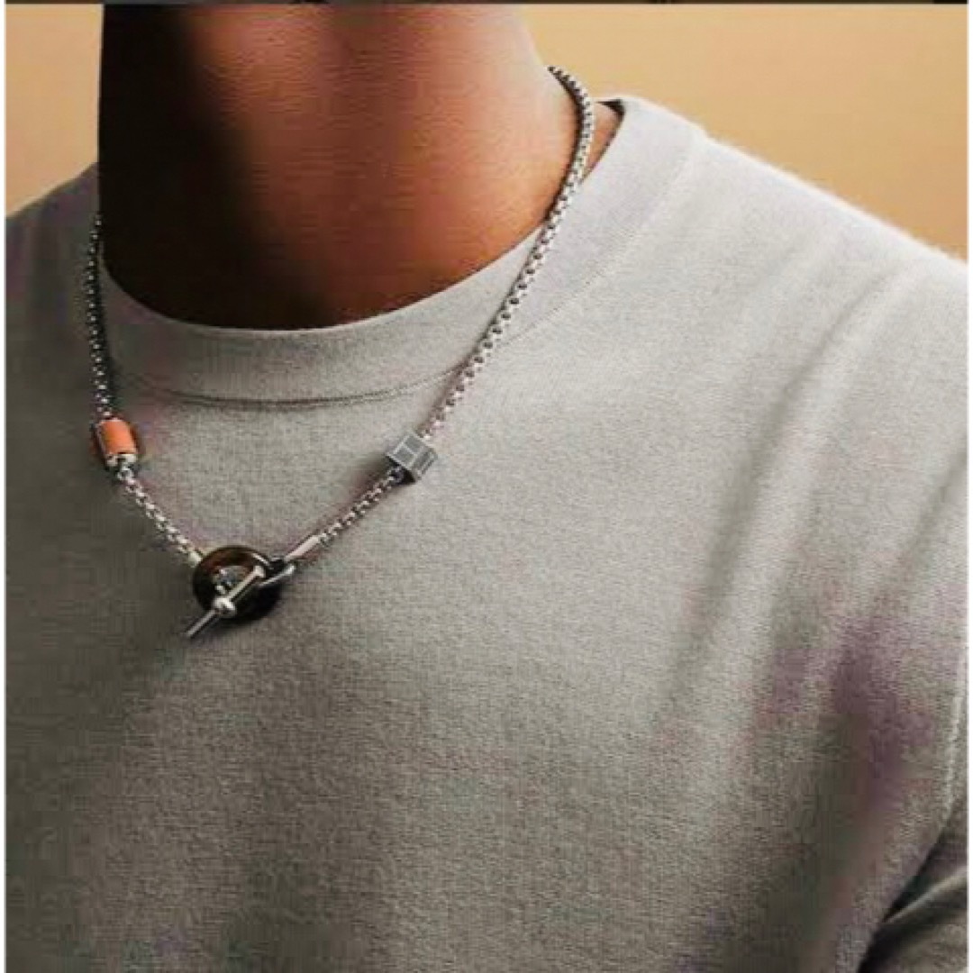 HERMES - HERMES エルメス ネックレス メリ・メロ チェーン HERMES - HERMES エルメス ネックレス メリ・メロ チェーン