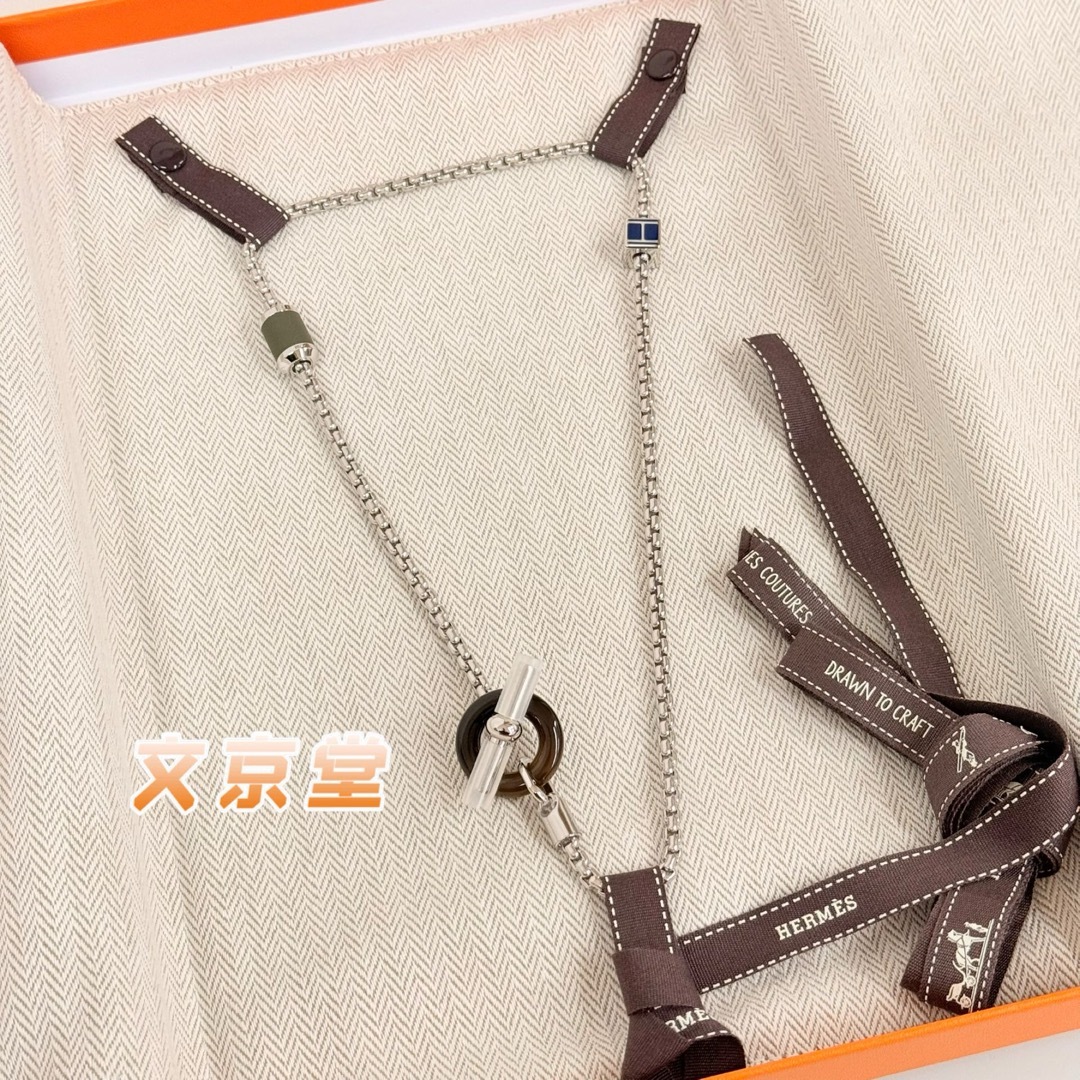 HERMES - HERMES エルメス ネックレス メリ・メロ チェーン HERMES - HERMES エルメス ネックレス メリ・メロ チェーン
