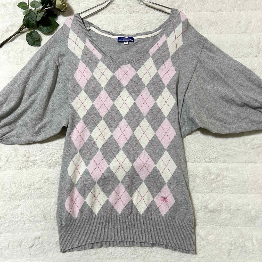 BURBERRY BLUE LABEL - バーバリーブルーレーベル✨カシミヤ混 BURBERRY BLUE LABEL - バーバリーブルーレーベル✨カシミヤ混