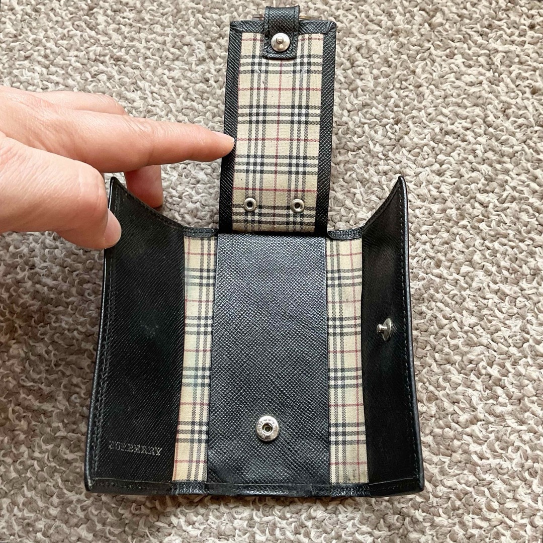 BURBERRY - BURBERRY(バーバリー) キーケース スマートキー 本革 BURBERRY - BURBERRY(バーバリー) キーケース スマートキー 本革