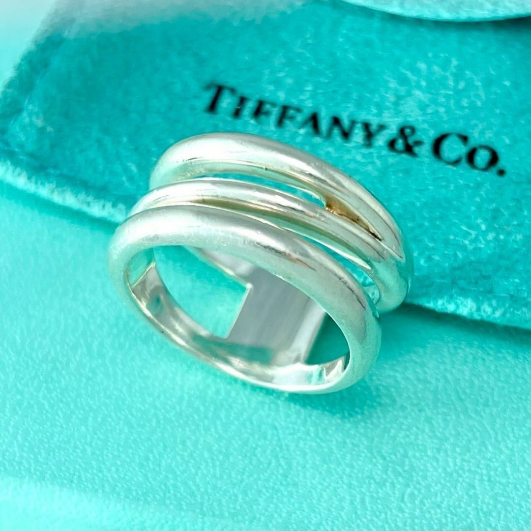 Tiffany & Co. - ティファニー 希少 17号 ダイアゴナル リング Tiffany & Co. - ティファニー 希少 17号 ダイアゴナル リング