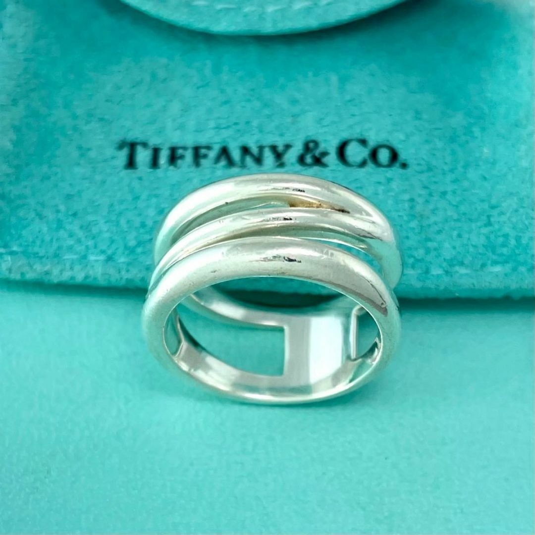 Tiffany & Co. - ティファニー 希少 17号 ダイアゴナル リング Tiffany & Co. - ティファニー 希少 17号 ダイアゴナル リング