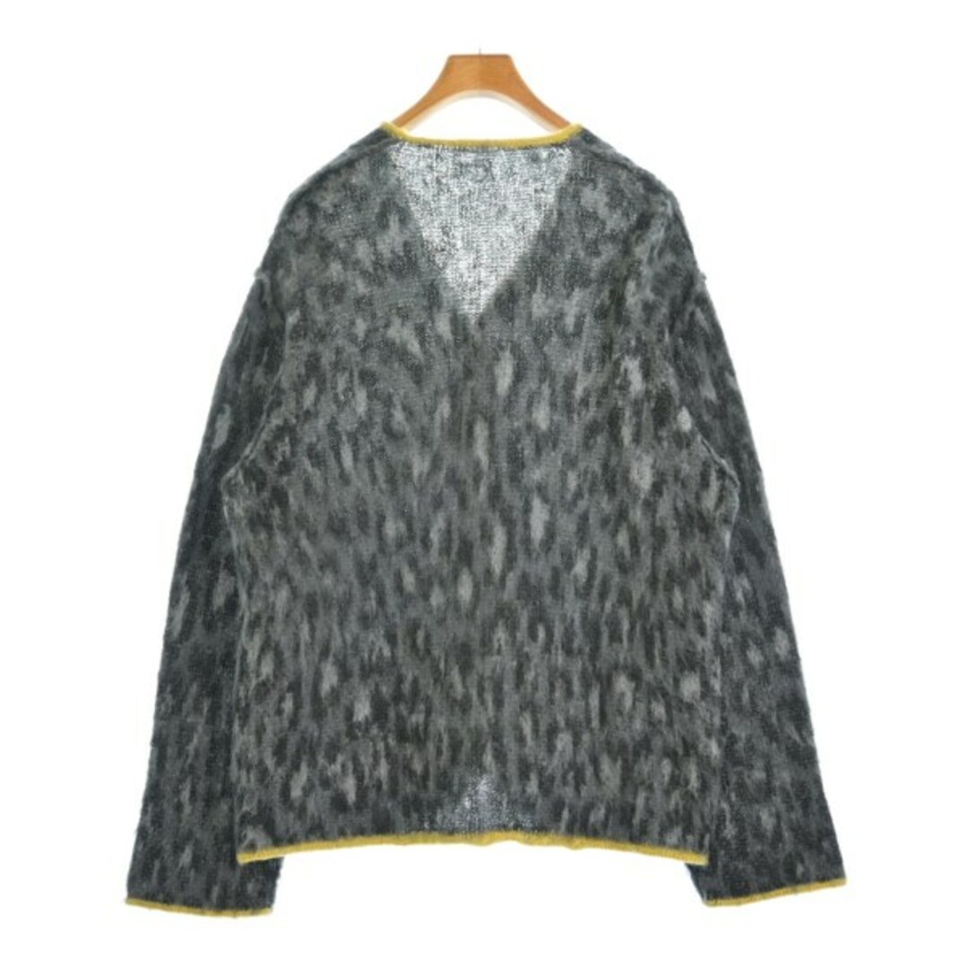 sacai - sacai サカイ カーディガン 2(M位) グレーx黒(総柄 sacai - sacai サカイ カーディガン 2(M位) グレーx黒(総柄