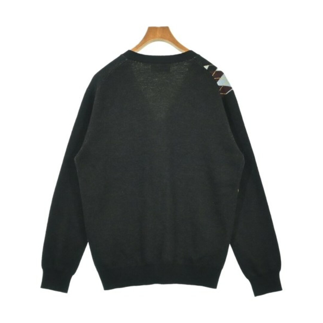 FRED PERRY - FRED PERRY フレッドペリー カーディガン L 黒x FRED PERRY - FRED PERRY フレッドペリー カーディガン L 黒x