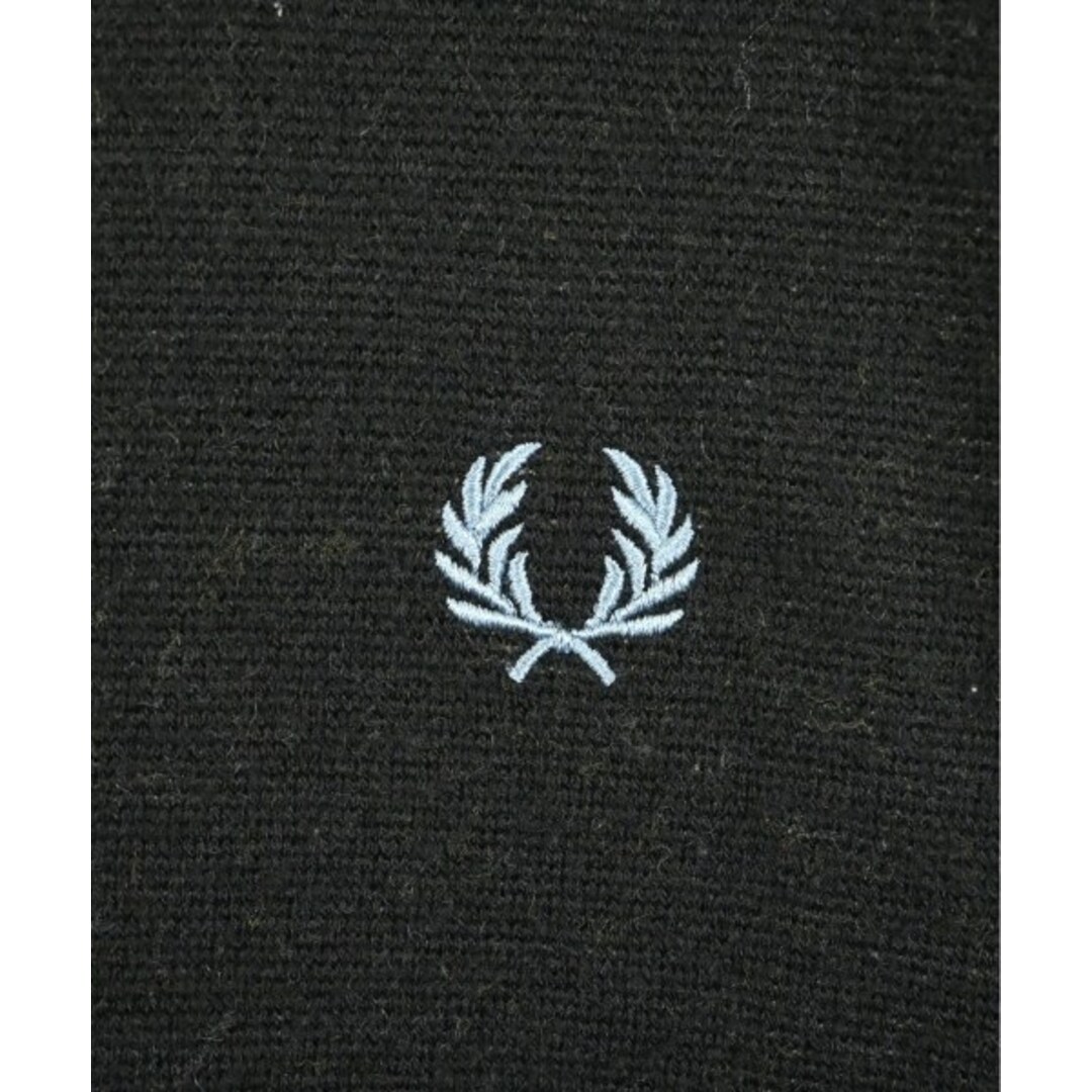 FRED PERRY - FRED PERRY フレッドペリー カーディガン L 黒x FRED PERRY - FRED PERRY フレッドペリー カーディガン L 黒x