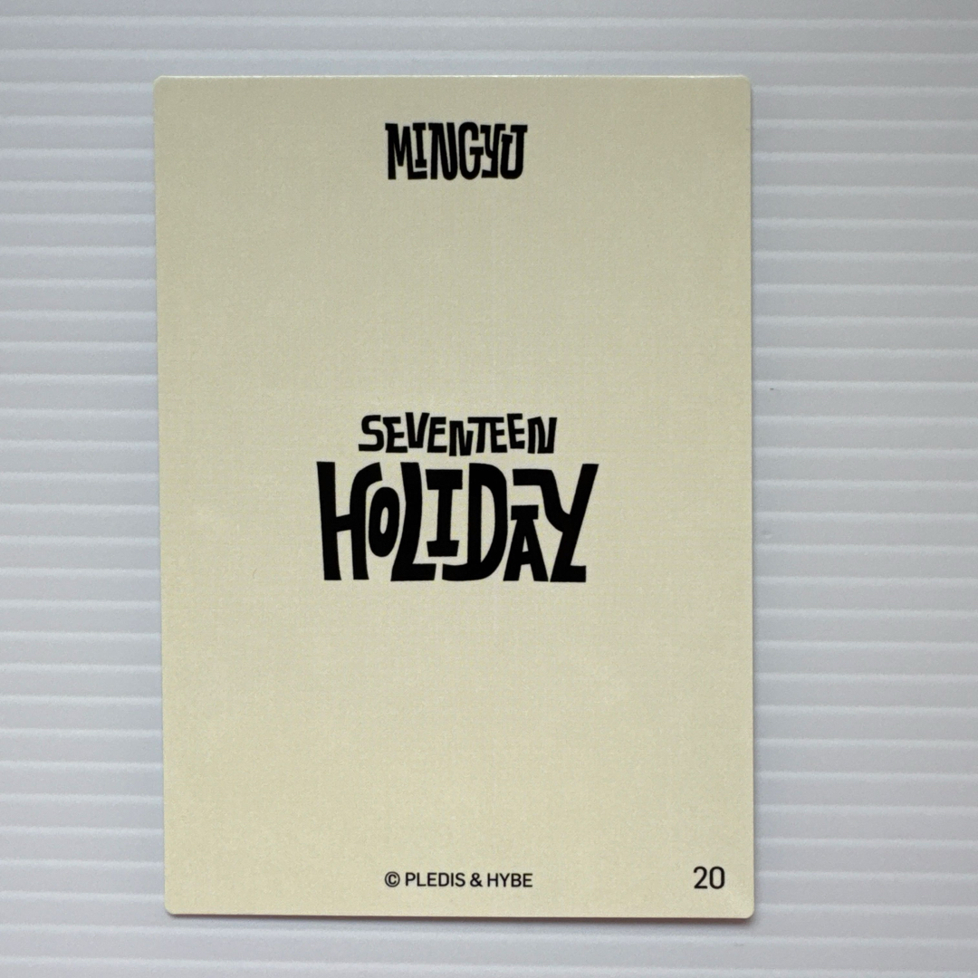 SEVENTEEN - 【ミンギュ】SEVENTEEN フォトカード HOLIDAYの通販 SEVENTEEN - 【ミンギュ】SEVENTEEN フォトカード HOLIDAYの通販