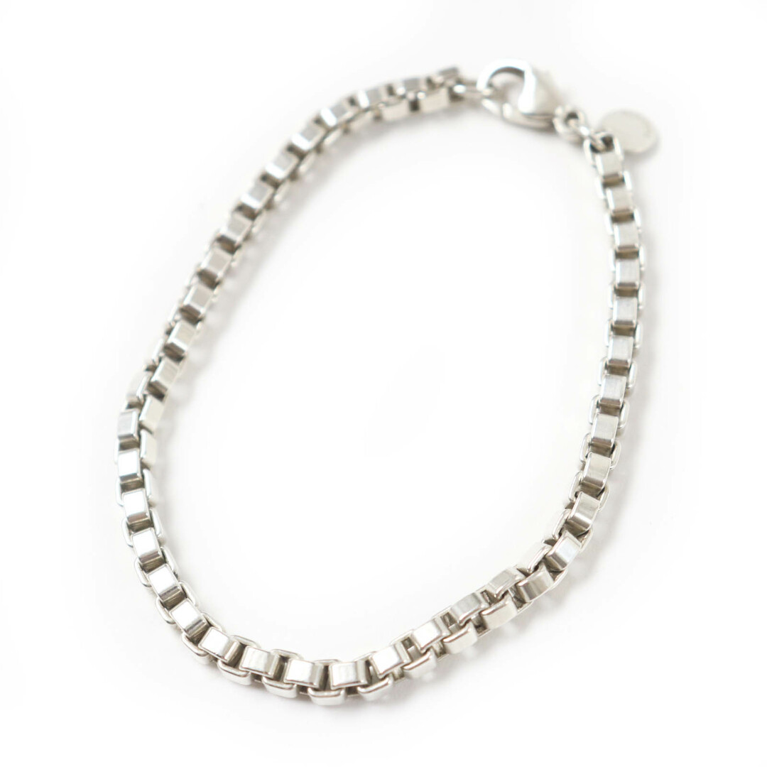 良品◎TIFFANY&Co. ティファニー ベネチアンブレスレット SV925 シルバー 重量16.0g レディース