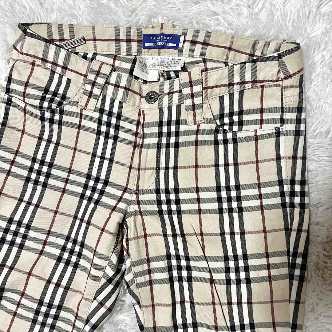 BURBERRY BLUE LABEL - バーバリーブルーレーベル パンツ ノバ BURBERRY BLUE LABEL - バーバリーブルーレーベル パンツ ノバ