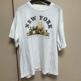 アメリカ　ニューヨーク観光地Tシャツ　お土産　綿100%(Tシャツ/カットソー(半袖/袖なし))