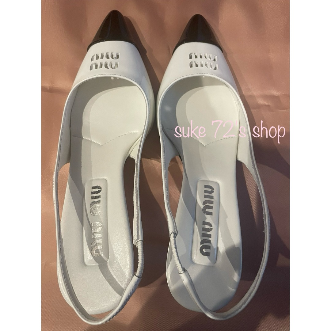 MIU MIU - ♡ miumiu♡ミュウミュウ ロゴ パテント レザー MIU MIU - ♡ miumiu♡ミュウミュウ ロゴ パテント レザー