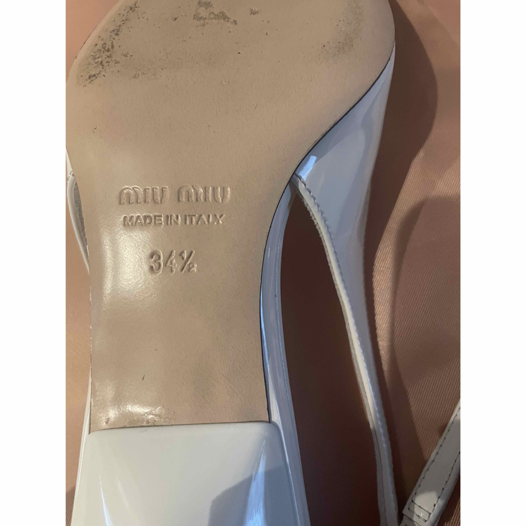 MIU MIU - ♡ miumiu♡ミュウミュウ ロゴ パテント レザー MIU MIU - ♡ miumiu♡ミュウミュウ ロゴ パテント レザー