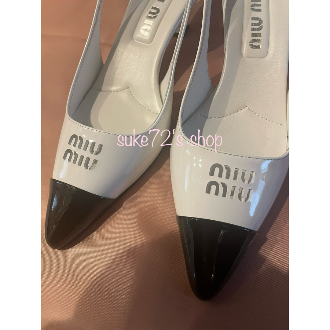MIU MIU - ♡ miumiu♡ミュウミュウ ロゴ パテント レザー MIU MIU - ♡ miumiu♡ミュウミュウ ロゴ パテント レザー