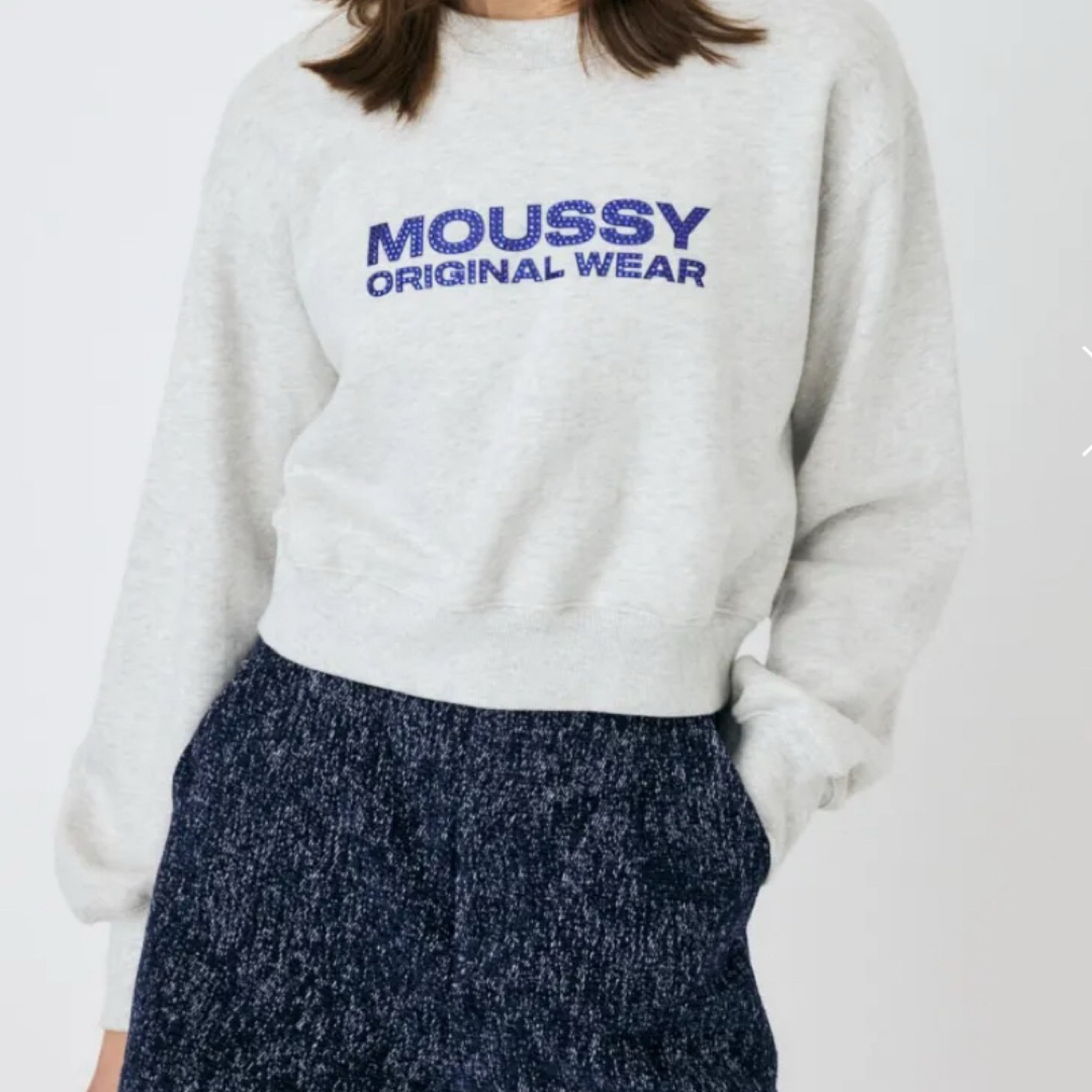 moussy - MOUSSY RHINESTONE MOUSSY プルオーバーの通販 by moussy - MOUSSY RHINESTONE MOUSSY プルオーバーの通販 by