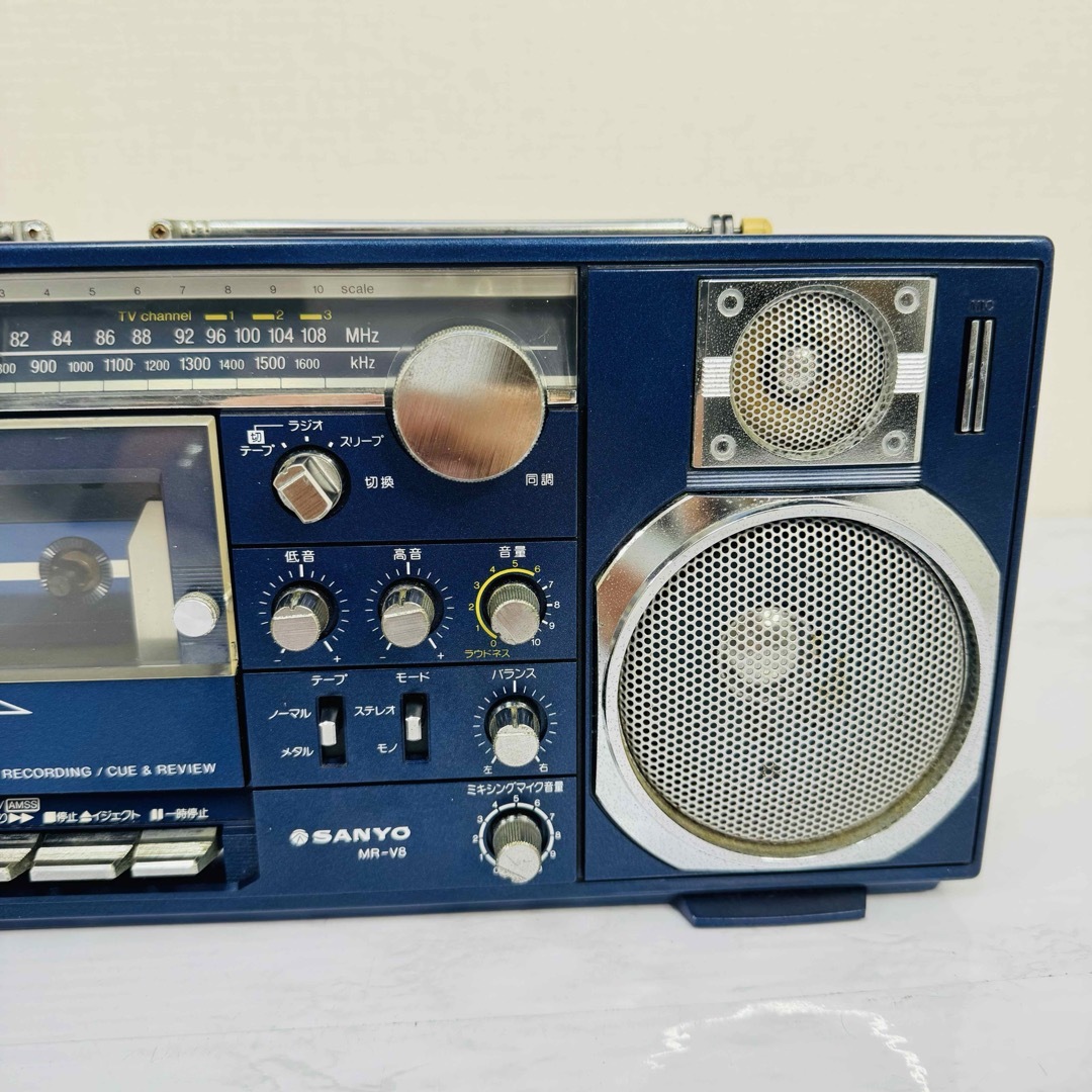 SANYO - SANYO サンヨー MR-V8 ラジカセ ラジオ カセット 昭和 SANYO - SANYO サンヨー MR-V8 ラジカセ ラジオ カセット 昭和