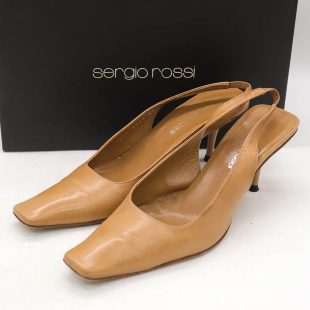 Sergio Rossi - セルジオロッシ パンプス 本革 レザー ブランド Sergio Rossi - セルジオロッシ パンプス 本革 レザー ブランド