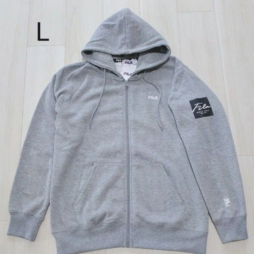 FILA - 新品 未使用 FILA フィラ ボックスロゴ ジップ パーカー FILA - 新品 未使用 FILA フィラ ボックスロゴ ジップ パーカー