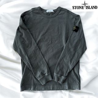 STONE ISLAND(Tシャツ/カットソー(七分/長袖) ・ グレー/灰色系 STONE ISLAND(Tシャツ/カットソー(七分/長袖) ・ グレー/灰色系