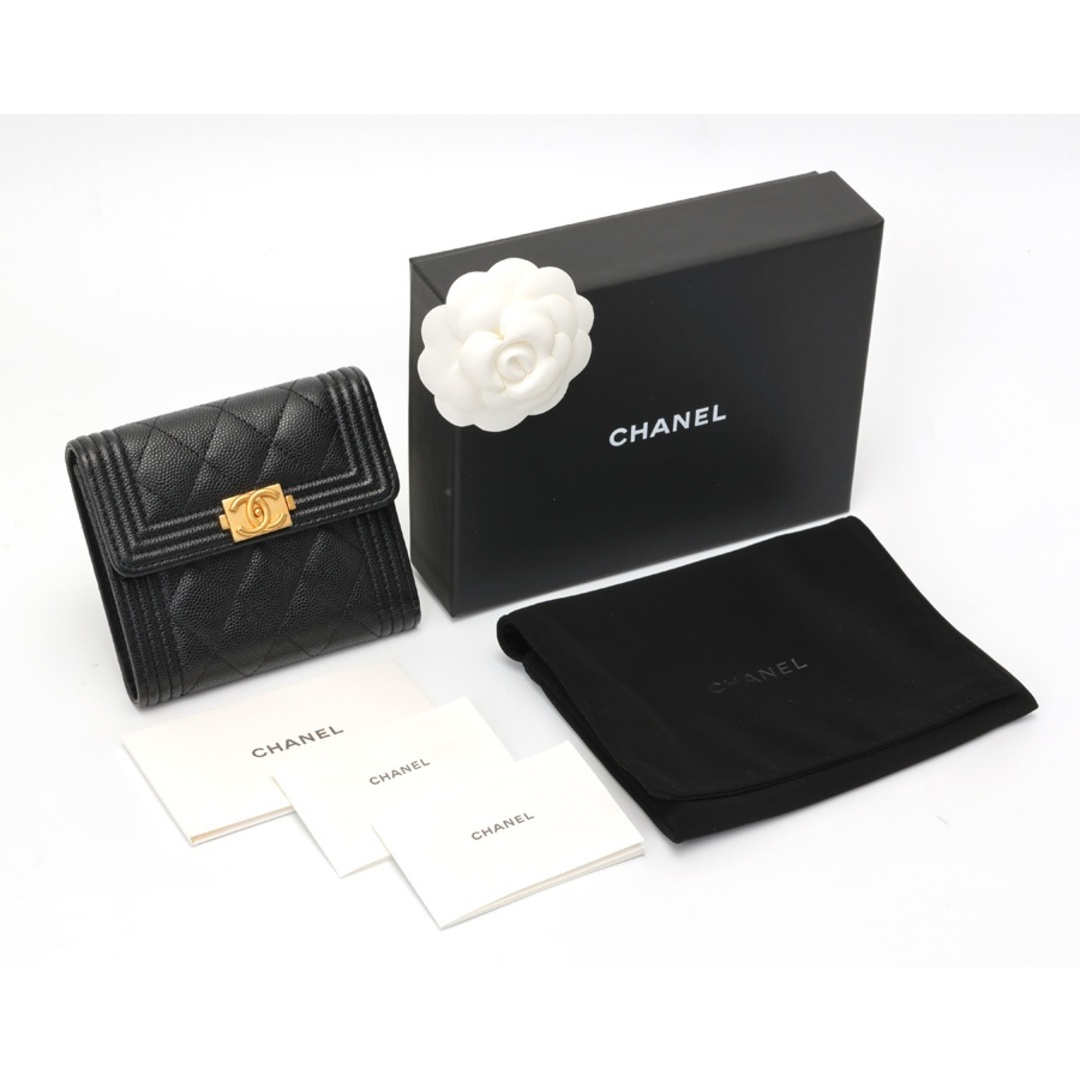 CHANEL - シャネル / CHANEL ボーイシャネル 三つ折り財布 CHANEL - シャネル / CHANEL ボーイシャネル 三つ折り財布