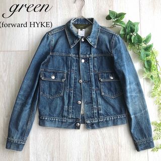 green - 【美品】 green (現 HYKE ) デニムジャケット green - 【美品】 green (現 HYKE ) デニムジャケット