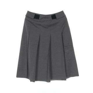 PRADA - 美品 PRADA プラダ 単色 ツイード ワンピース ベルト PRADA - 美品 PRADA プラダ 単色 ツイード ワンピース ベルト
