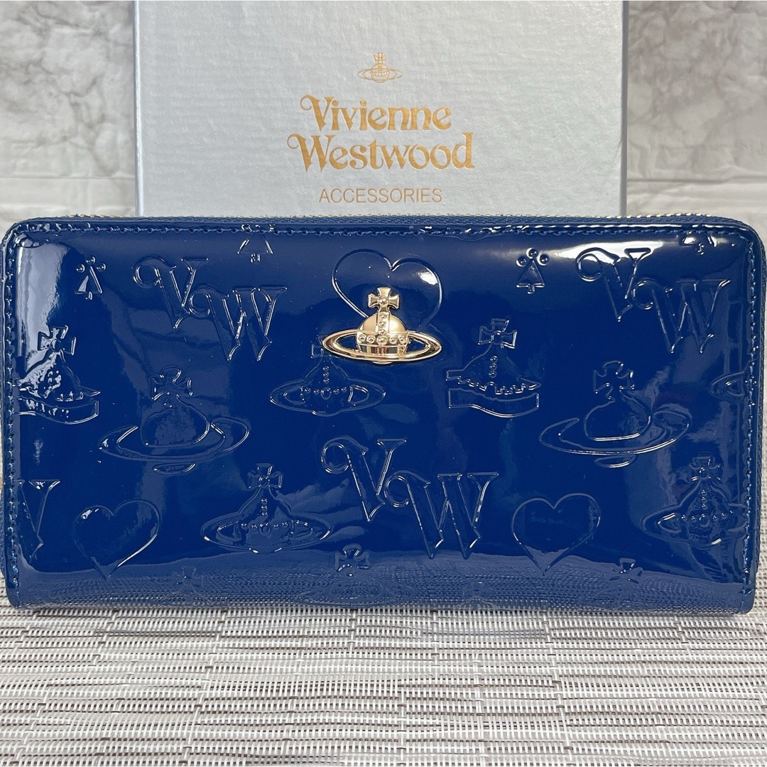 Vivienne Westwood - 新品 VivienneWestwood 長財布 ブルー Vivienne Westwood - 新品 VivienneWestwood 長財布 ブルー