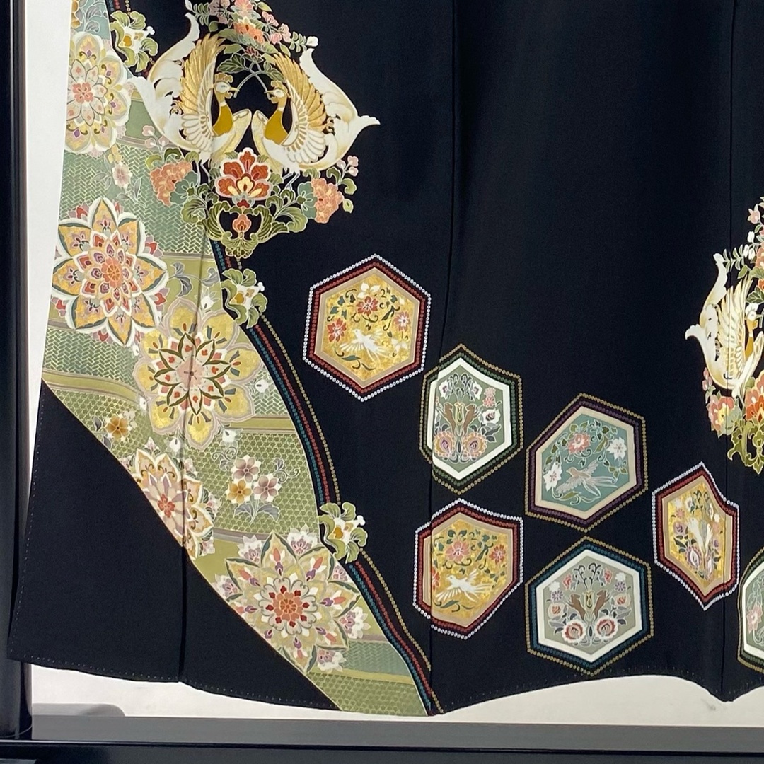 黒留袖 身丈152cm 裄丈63cm 正絹 優品 【中古】の通販 by 黒留袖 身丈152cm 裄丈63cm 正絹 優品 【中古】の通販 by