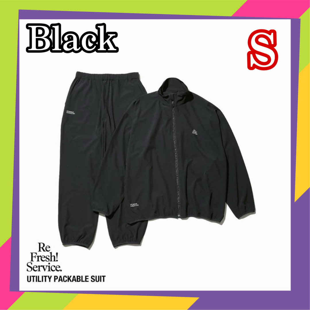 FreshService UTILITY PACKABLE SUIT Blackの通販 by ケンタ FreshService UTILITY PACKABLE SUIT Blackの通販 by ケンタ