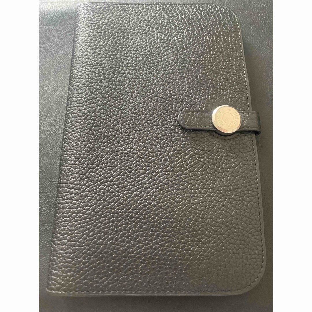 HERMES - HERMES ドゴン エルメス 黒 ドゴンデュオ GM □N刻印 HERMES - HERMES ドゴン エルメス 黒 ドゴンデュオ GM □N刻印